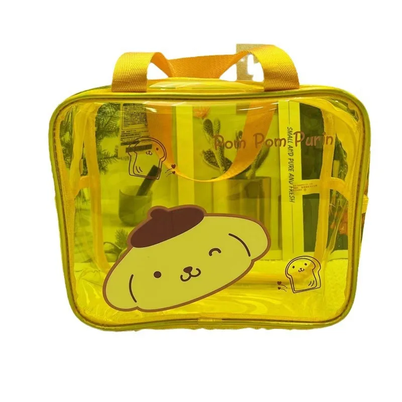 Sanrio Hello Kitty Y2K Clear Makeup Bag  Organizer Hand Water Proof Cosmetic Bag Large Capacity Wash  Hands Toiletry Bag