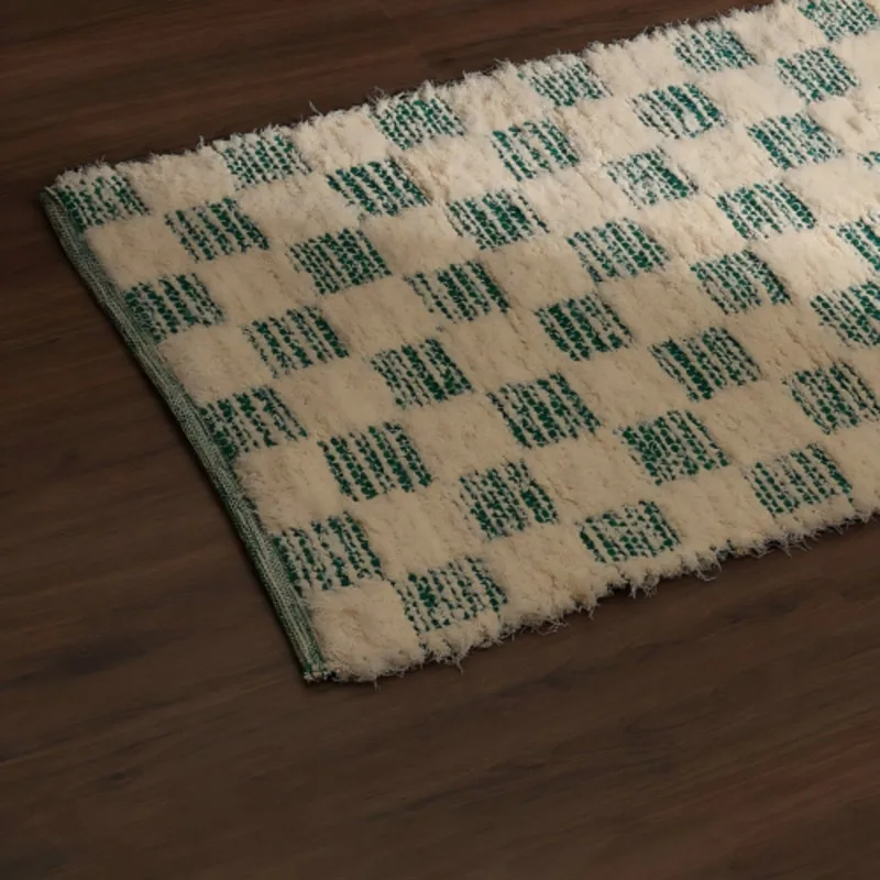 Checker 36 24 "Scatter Accent Tapijt Klassieke Dambord Zachte Textuur Antislip Woonkamer Slaapkamer Matches Home Decor