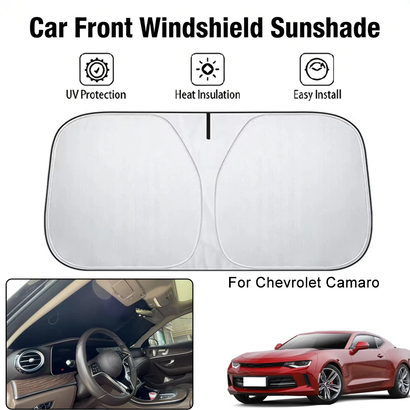 

Foldable Car Windshield Sun Shade UV Block Heat Insulation For Chevrolet Camaro Interior Protection Accessories