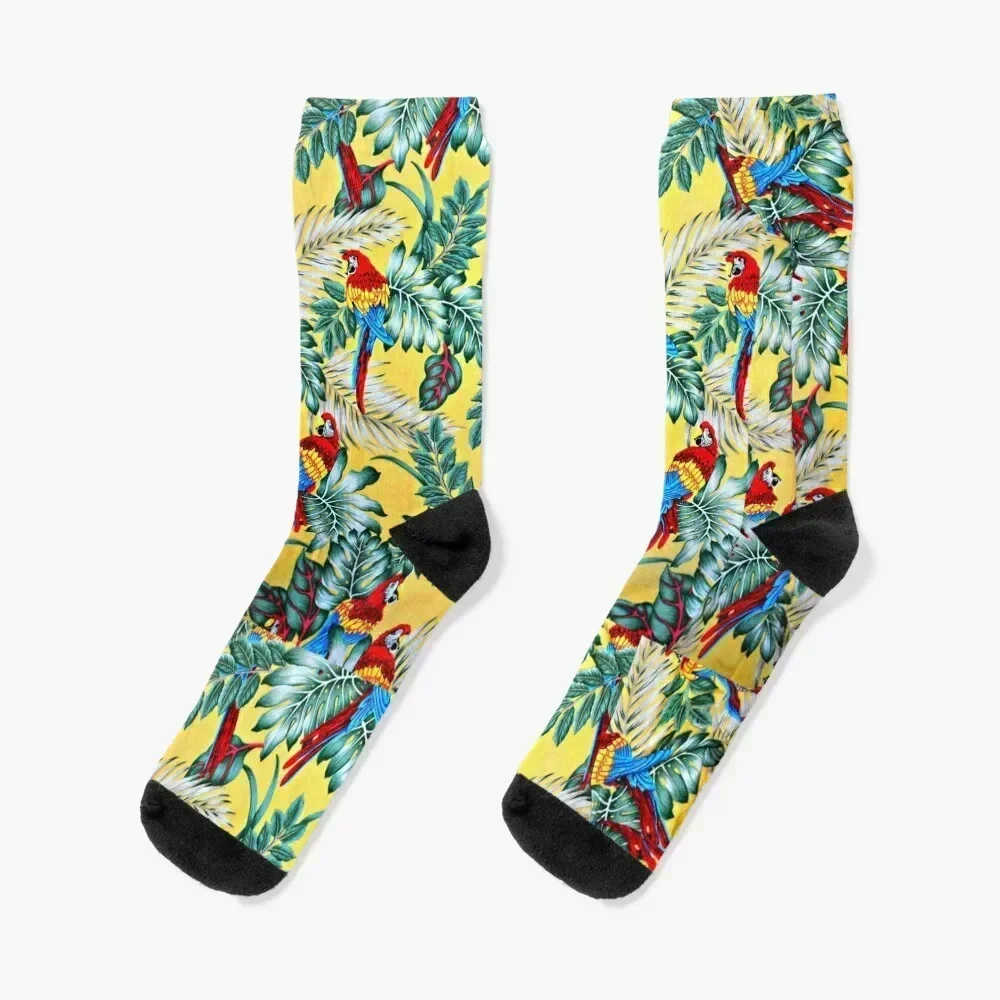 

Parrot Paradise Socks valentine gift ideas summer japanese fashion hiking Men Socks Women's