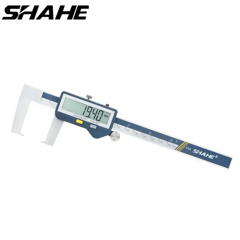 

SHAHE Outside Groove Caliper Digital Caliper Tool Electronic Ruler with Built-in Wireless Upper and Lower Limit Function