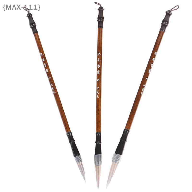 【F2-MAX111】3pcs/lot Excellent Quality Chinese Calligraphy Brushes Pen For Writing Brush