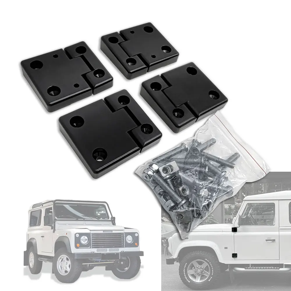 

Car Parts NC Machining 7075 Aluminum Billet Front Rear Row Doors Hinge for Old Land Rover Defender 90 110