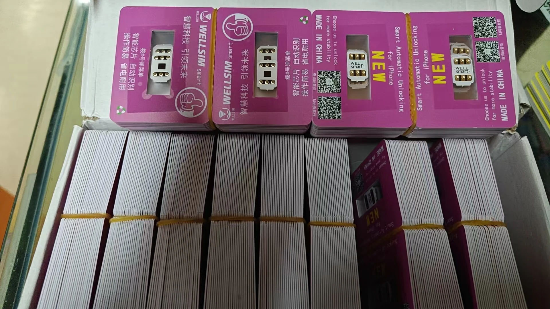 2024 Newest Wellsim Smart Automatic Unlocking For Iphone 6 To Iphone 15 Pro Max Power-Saving WELLSIM Smart Card Stickers