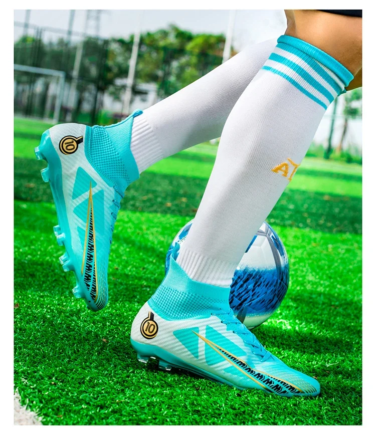 Herren Fußballschuhe Professionelle Original Widerstandsfähige Männer-Trainingsschuhe Atmungsaktive Hochwertige Fußballstiefel Rutschfeste Fußballschuhe – Detail 18