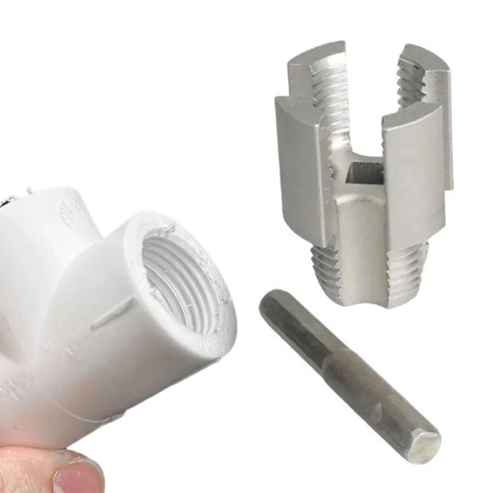 

Integrated Internal & External Pipe Threading Tool PVC Pipe Threader Kit DN15 DN20 Pipe Threading Tool for Electric Drill