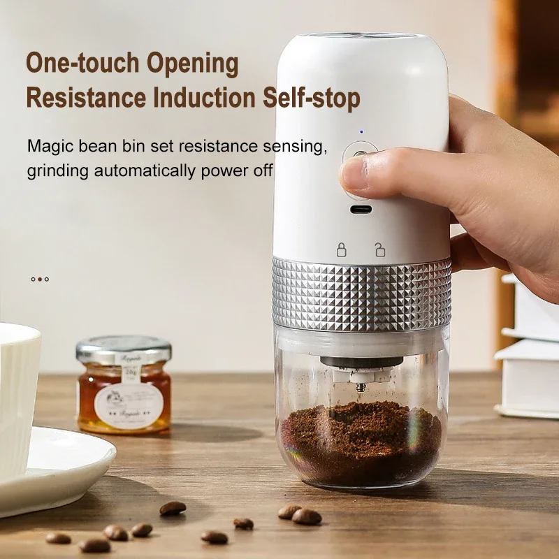 

Electric Coffee Grinder USB Wireless Professional Ceramic Grinding Core Coffee Beans Mill Portable Coffee Maker Accessories