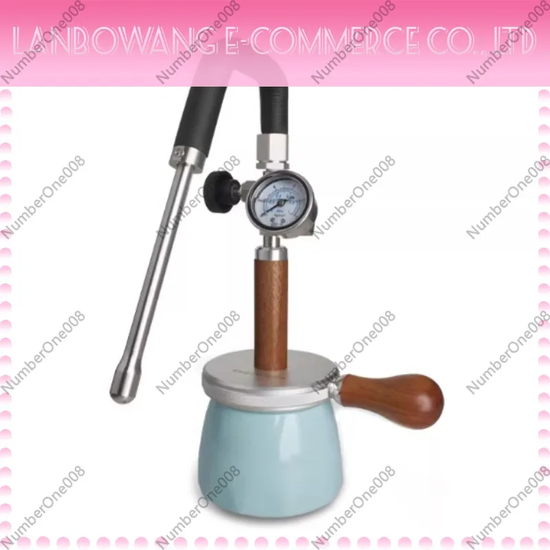 450ml 4Bar Pneumatic Milk Frother for Camping Coffee Steamer Latte Art Maker Home Barista Tool