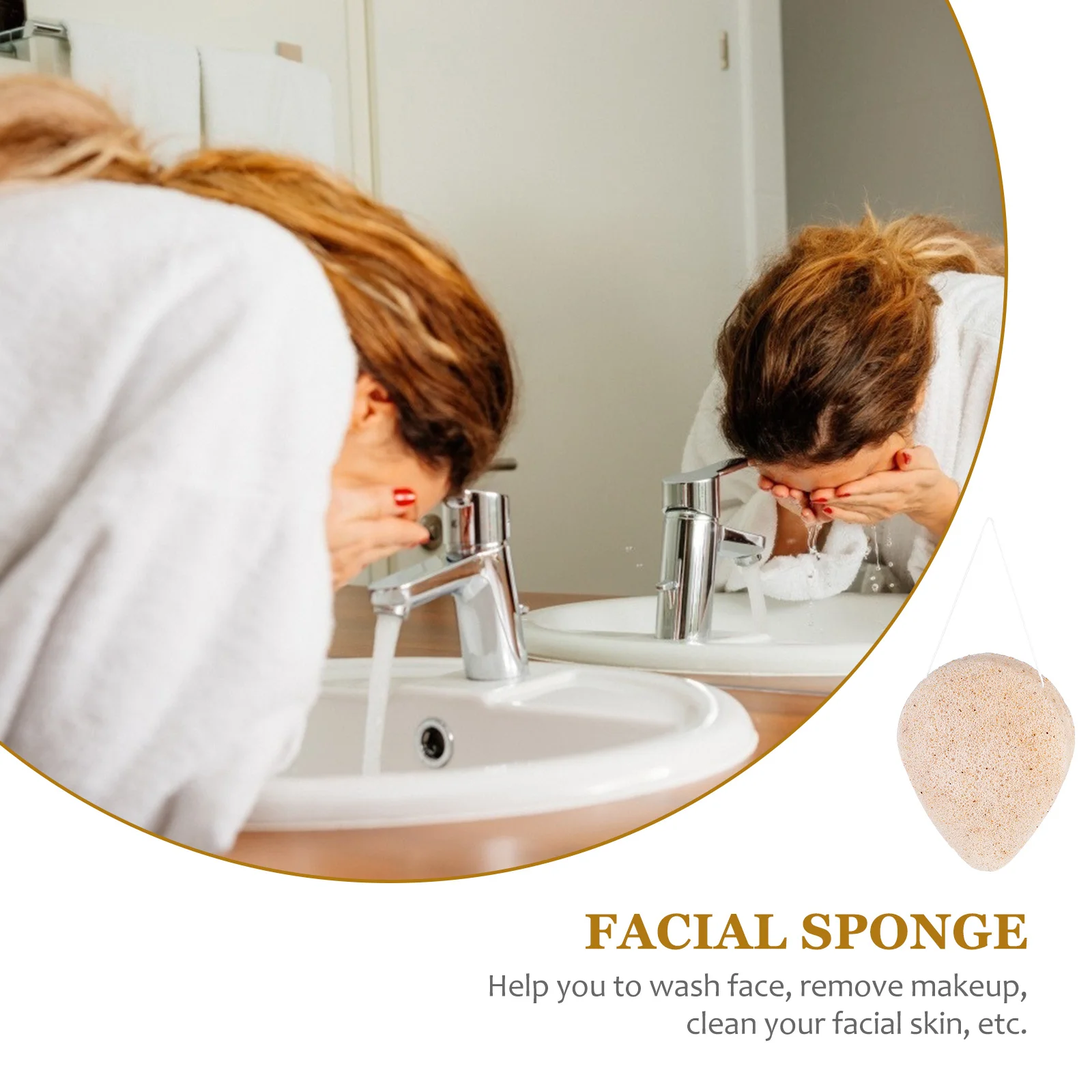 1 قطعة التقشير Konjak الإسفنج نفخة أداة تنظيف الوجه لإزالة ماكياج السيطرة على النفط متنوعة اللون الوجه الإسفنج #5