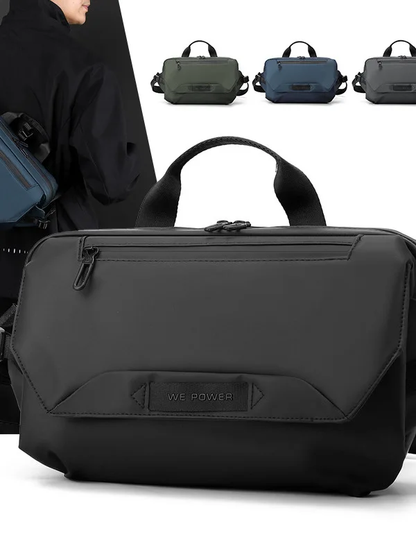 new-men's-sports-cycling-chest-bag-outdoor-casual-travel-handheld-single-shoulder-bag-commuting-multi-functional-slant-bag