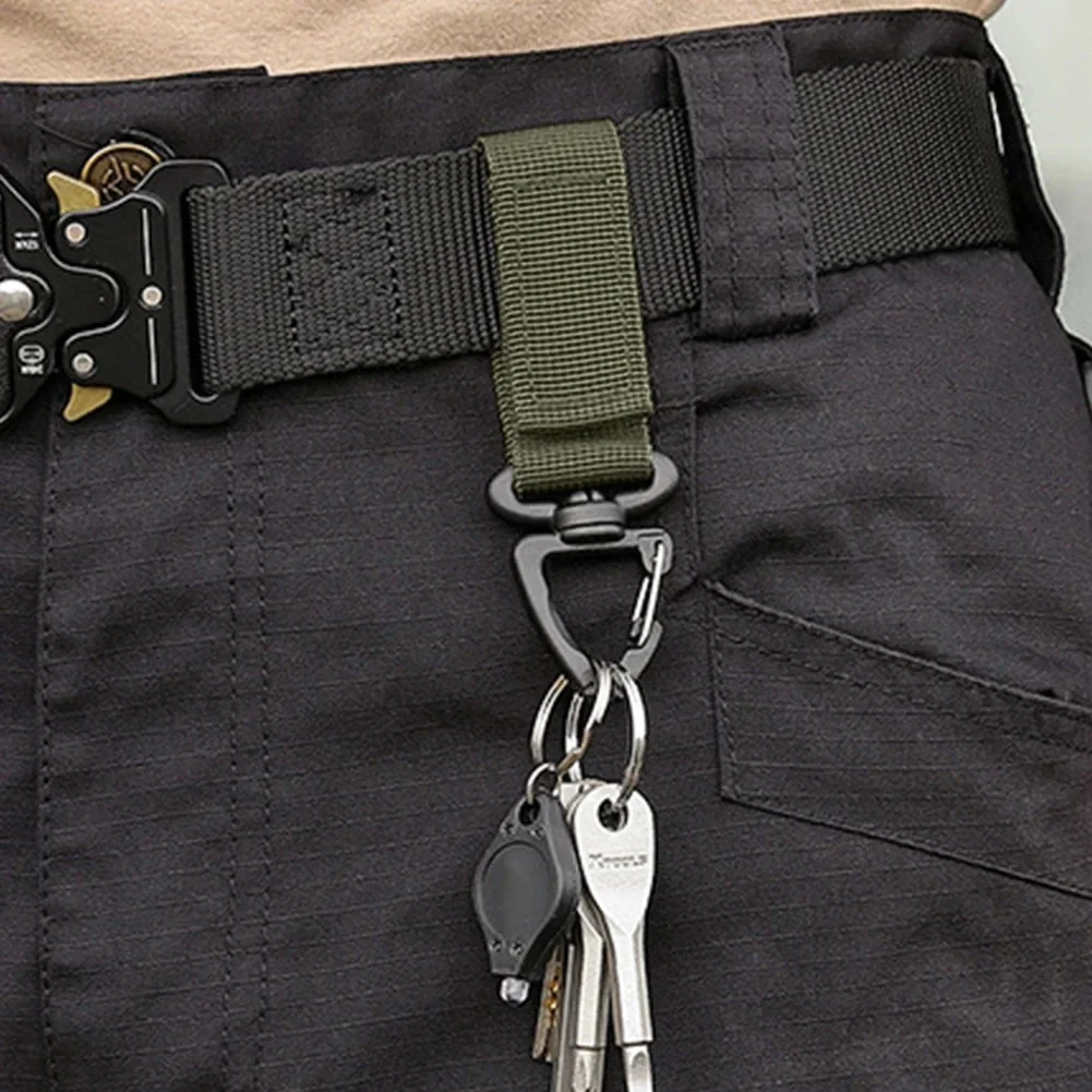 1-10 Stück Nylon-Hängehaken Karabiner Taktische Schnallen Gürtelclips Schlüsselanhänger Camping-Aufhängehaken Camping-Werkzeug – Detail 8