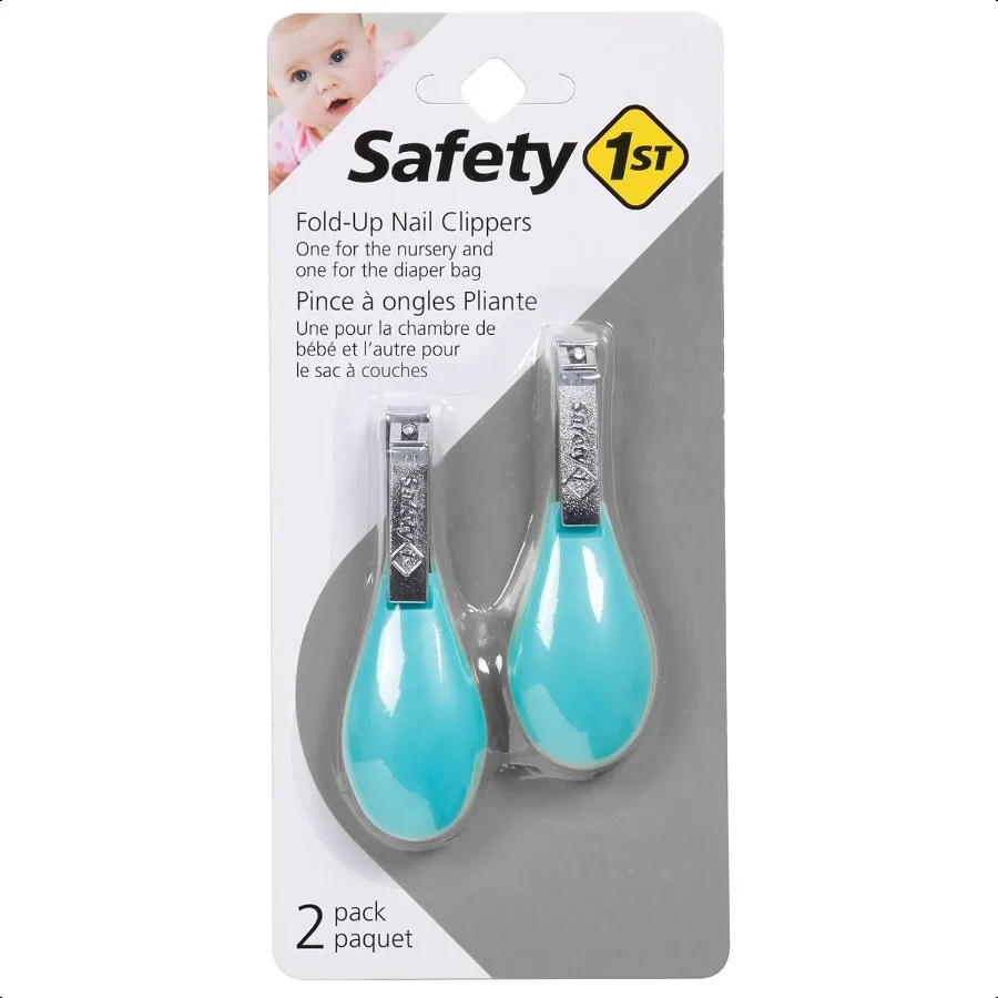 

Safety 1st FoldUp Nail Clipper 2Count Colors May Vary