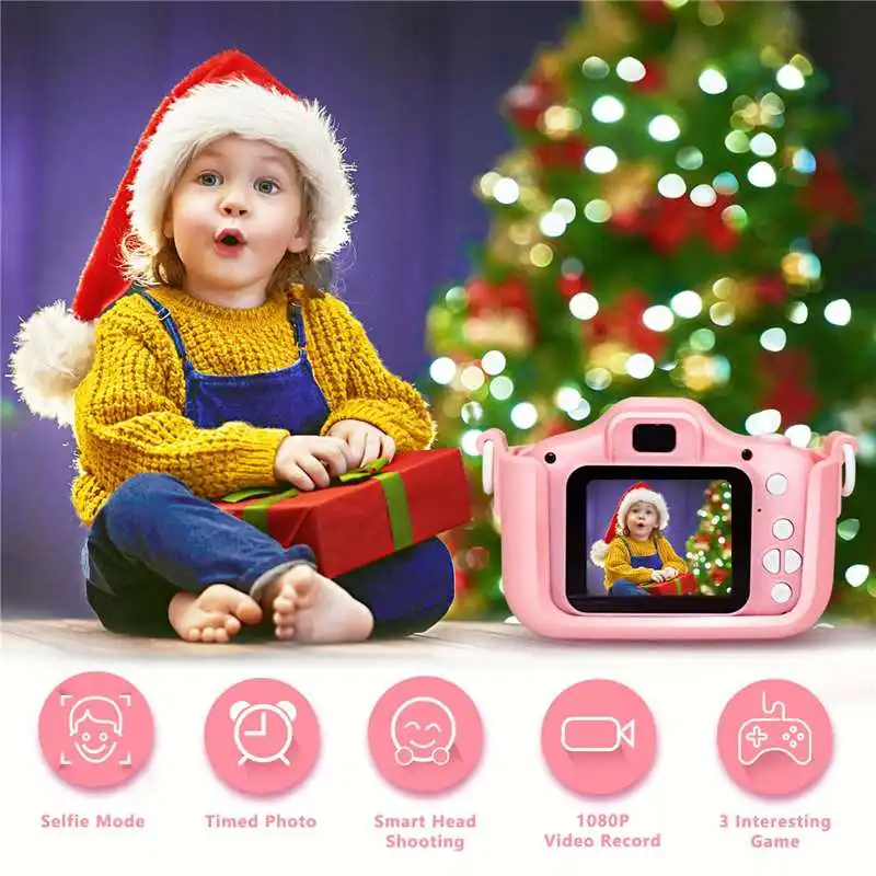 1080P IPS 2.0 Inch HD LCD Digital Camera for Children Kids Baby Cute Camcorder Video Recorder Digital Camcorders With TF Card