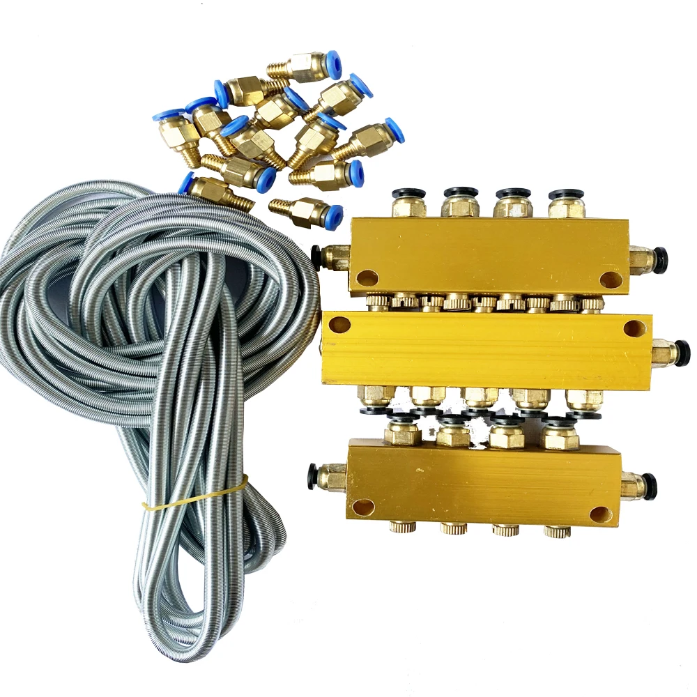 1L Bơm Dầu Cho CNC Phần Thanh Trượt/Đường Ray/Bóng Vít Điện Từ Bôi Trơn Bơm