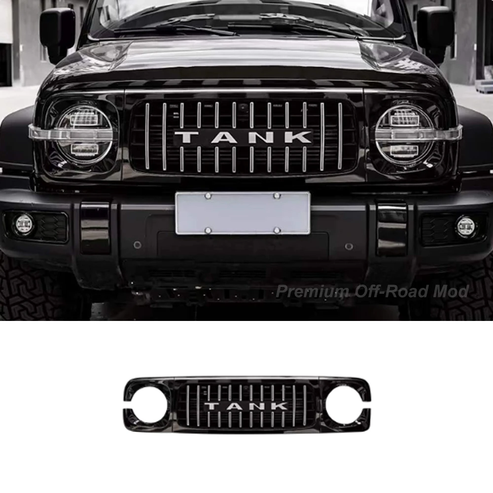 For 21-25 Tank 300 Grille Modified GT Grille Front Face Off-road Honeycomb Intake Grille Special Car Modification Accessories