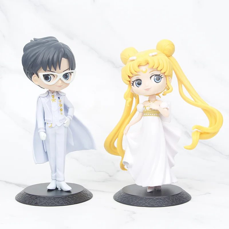 2pcs/set SAILOR MOON Beauty Chiba Mamoru Collection Vinyl Doll Figure Toys for Girls