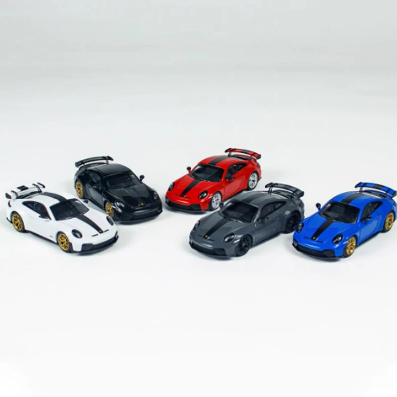 

Литой под давлением оригинальный масштаб 1:64 911 (992.2) GT3 модель из сплава, имитация украшения, хобби, сувениры, коллекция подарков, статический дисплей