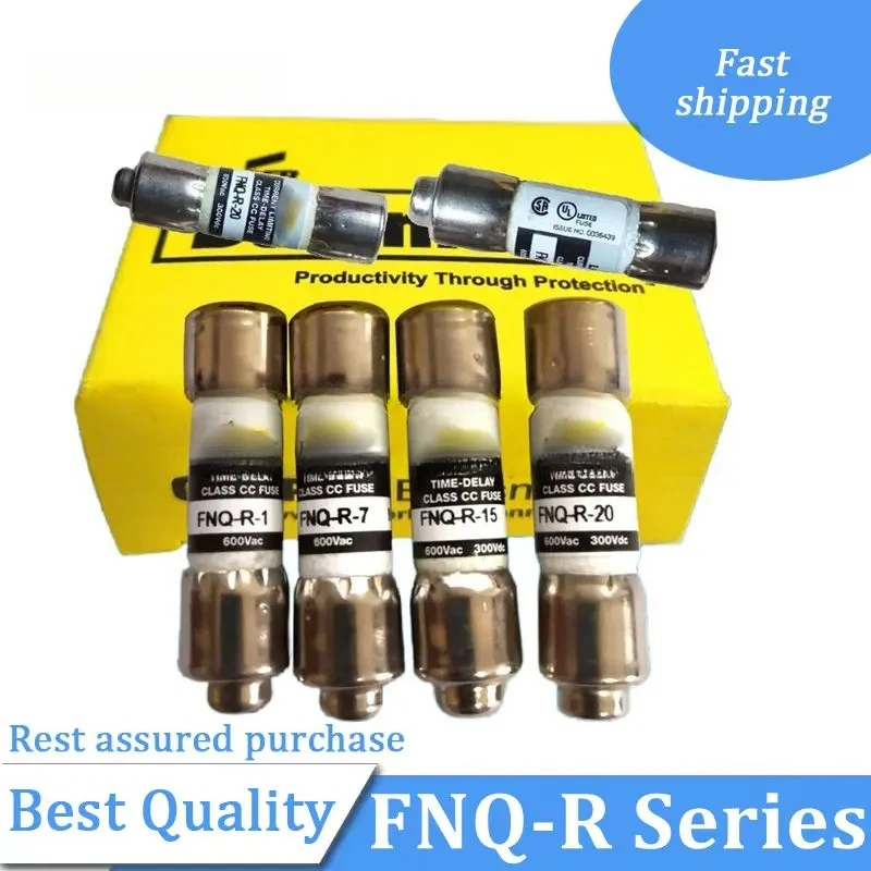 5pcs FNQ-R-1/2 FNQ-R-1 FNQ-R-2 FNQ-R-3 FNQ-R-4 FNQ-R-5 FNQ-R-8 FNQ-R-10 FNQ-R-12 FNQ-R-30 FNQ-R 0.5A~30A 600V 10*38MM New Fuse