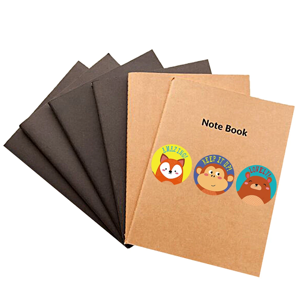 100-500 قطعة جولة الحيوان مكافأة ملصقات في 8 تصاميم الكلاسيكية لعبة العلامة للمعلم تشجيع حافز الأطفال القرطاسية ملصقا