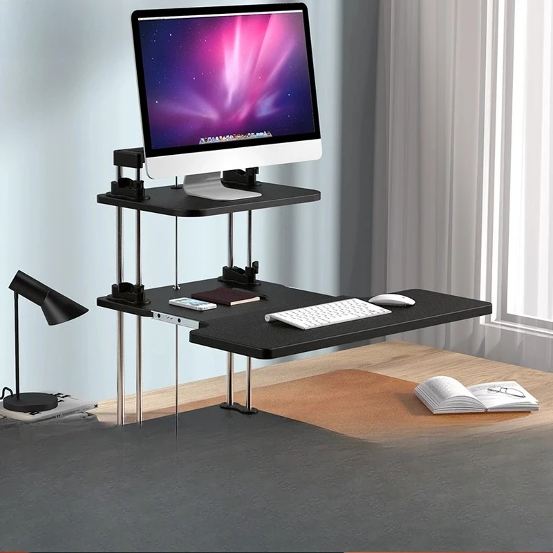 

Standing workbench computer rack Standing office Standing work office desktop heightening desktop laptop lifting bracket