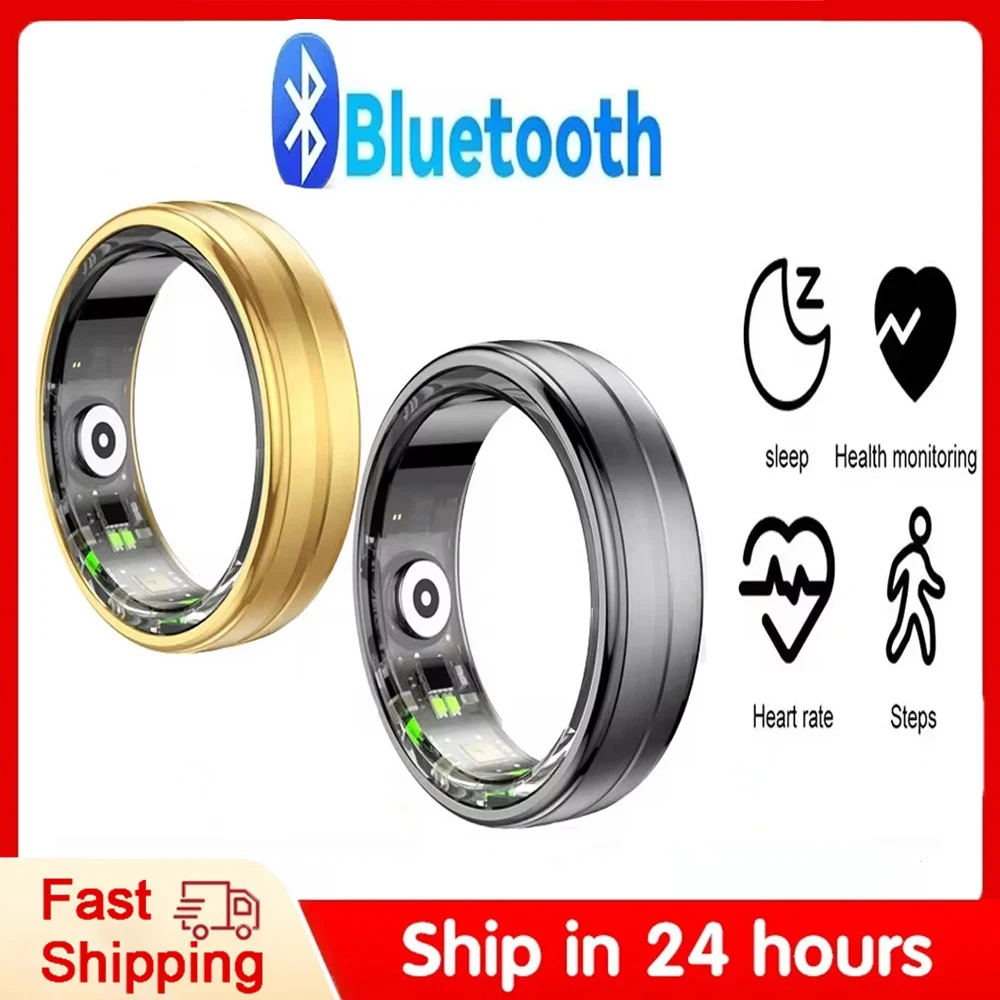 2024 R06 Smart Ring Men Women Health Monitor IP68 Waterproof Man Smartring Fitness Tracking Smart Rings Multiple Sport Modes