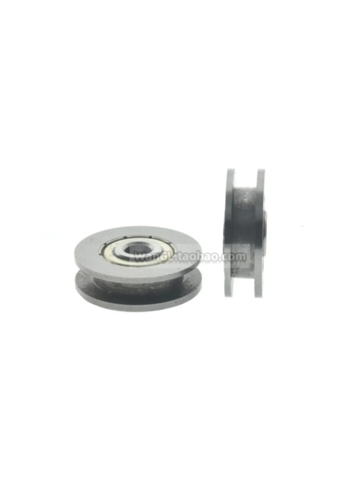 1Pc 5x24x7/8mm H-groove I-groove bearing pulley metal non-standard groove wheel with protruding rolling guide wheel