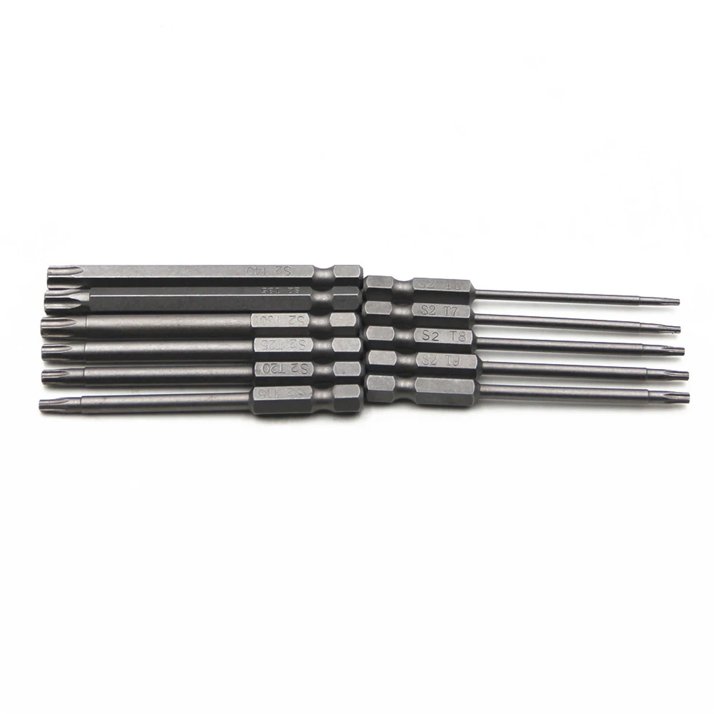 

11 pcs Screwdriver Bits Set S2 Steel Magnetic Wear Resistant Electric Drill Handle Multi Use Tools Plum