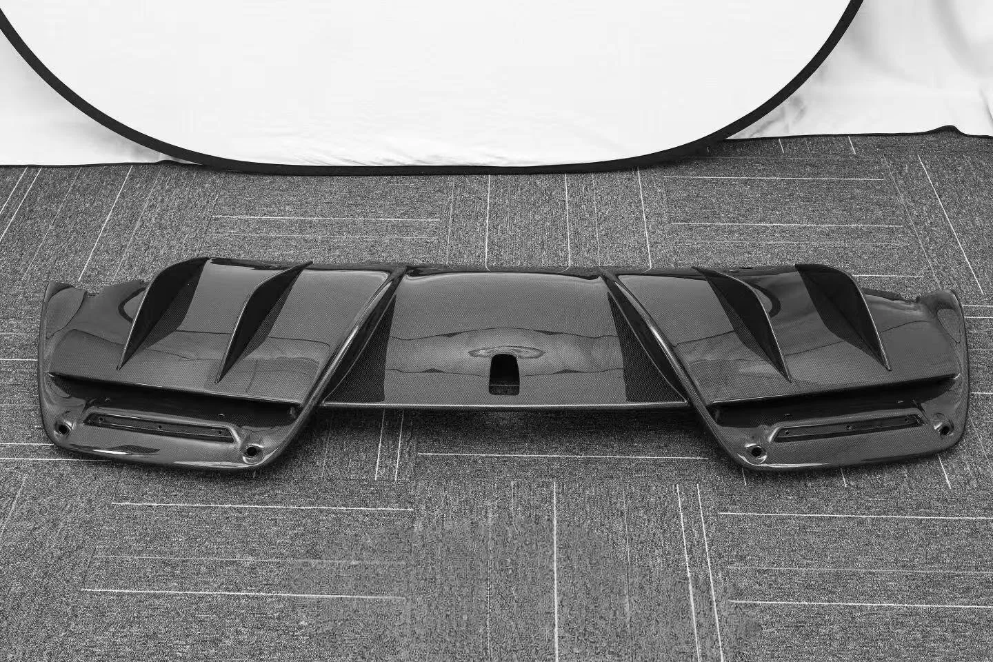 Complete OEM Facelift Conversion & Custom BuildFor 296 GTB Dry Carbon Fiber Rear Lip - Supercar Exterior Upade Tuning Parts E