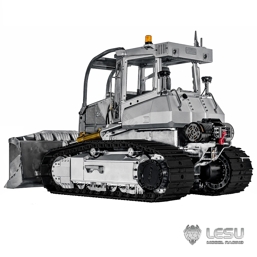 LESU Metal 1:14 RC spychacz hydrauliczny Aoue John 850K zdalnie sterowany spychacz Deere zestawy modeli ciężka maszyna pompa zawór silnik