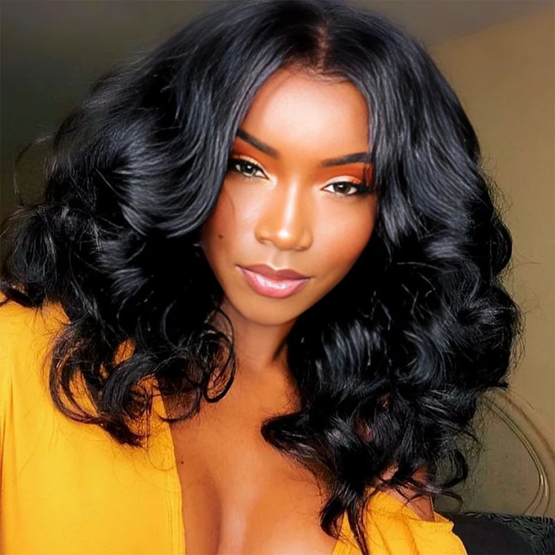 

Transparent Short Bob Body Wave 4x4 5x5 Lace Front Human Hair Wigs Lace Frontal Pre plucked Glueless Ready To Wear Closure Wig