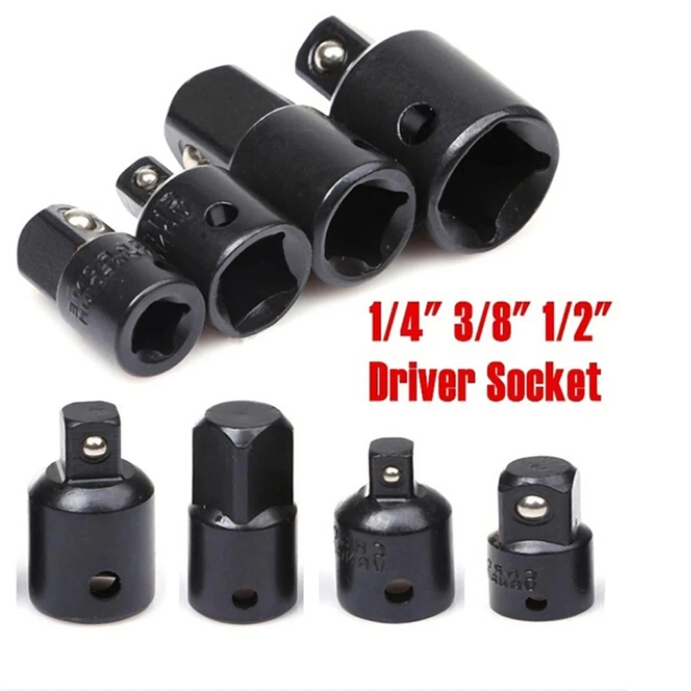 

Ratchet Wrench Socket Converter 1/4" 3/8" 1/2" Drive Adapter Reducer CR-V Steel Small Socket Tools for Car Bicycle Repair Tools