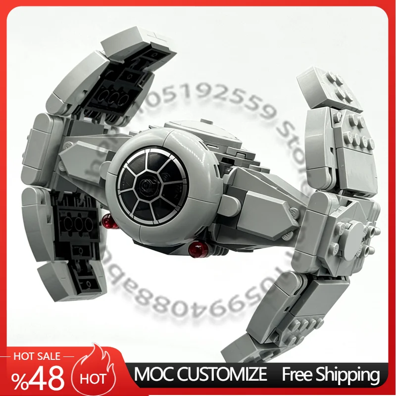 

337 PCS Space War Model Advanced Starfighter Prototype MOC Customize Modular Building Block Popular DIY Boys Toy Christmas Gift