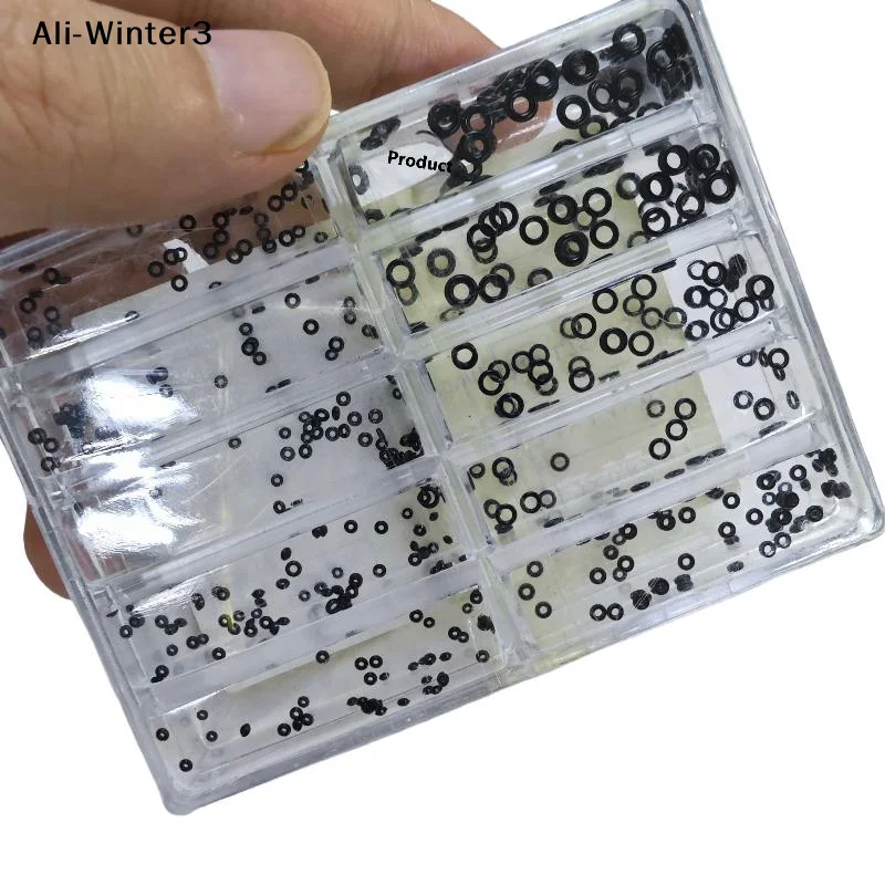 (YY)1 Box New Mini Rubber Washer O-Ring Watch Waterproof Watches Seals Watch Crown Gaskets Watch Repair Tools Watchmaker Tool