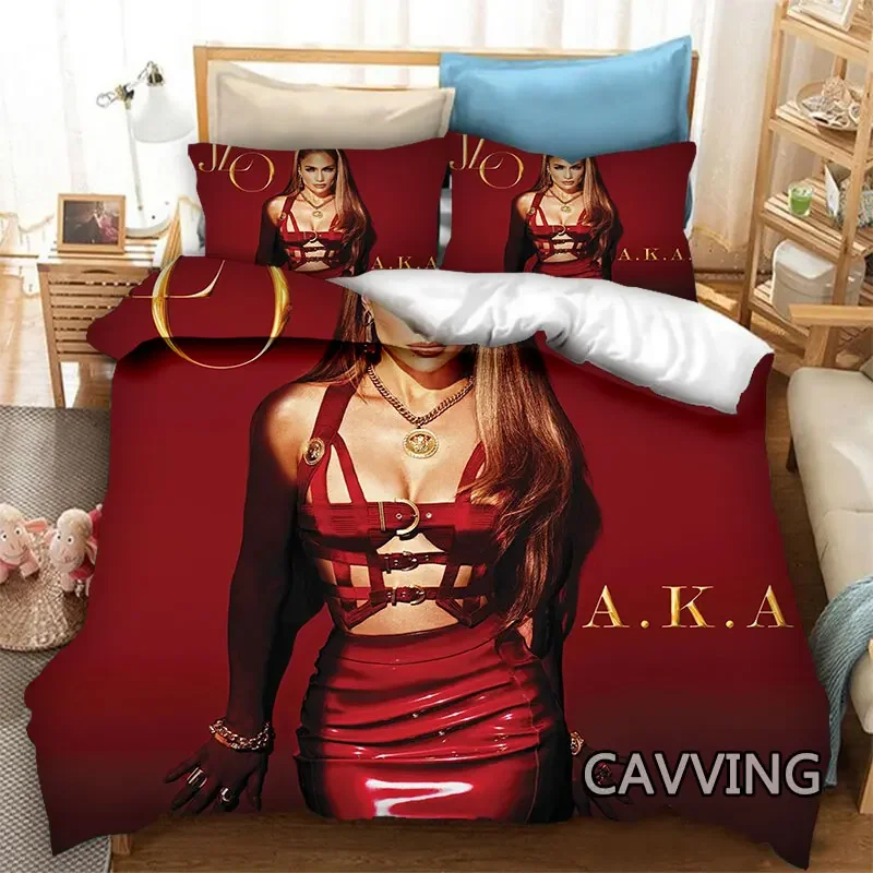 Jennifer Lopez  3D Printed Bedding Set Duvet Covers & Pillow Cases Comforter Quilt Cover (US/EU/AU Sizes) Home Textile   H01