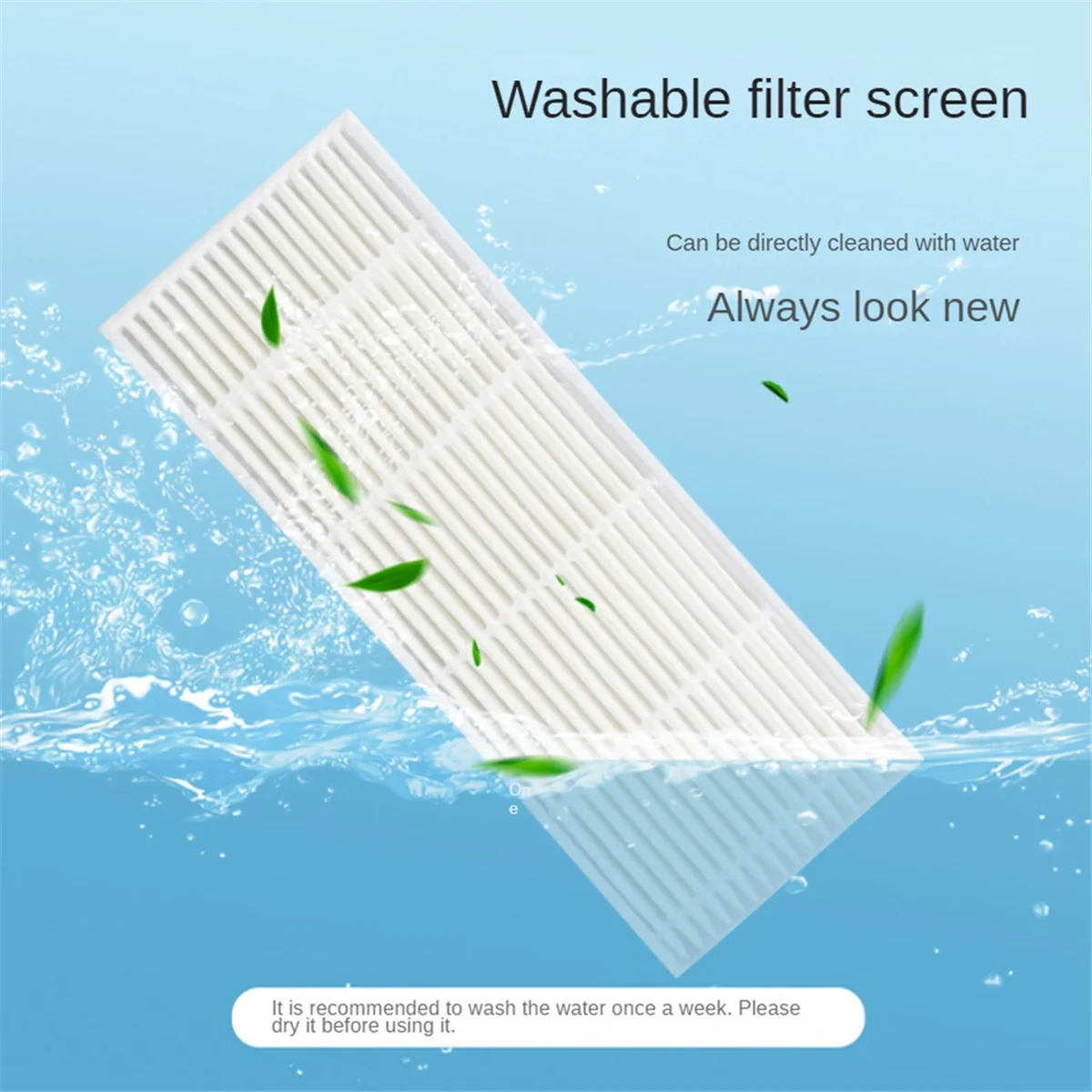 8PCS Replacement Parts for Lefant M210 M210S M210B M213 Vacuum Cleaner AccessoriesHEPA Filter Side Brush