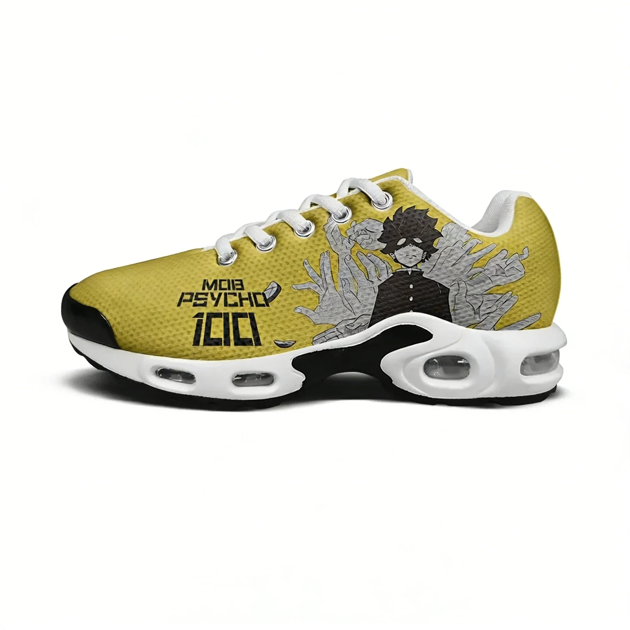 

Легкие спортивные кроссовки Mob Psycho 100 с воздушной подушкой, изготовленные на заказ, для мужчин, женщин, подростков, пар, с принтом, индивидуальный дизайн.