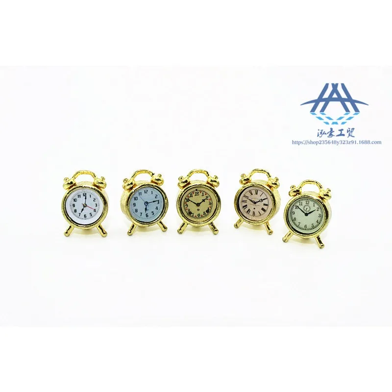 1:12 Simulatie Miniatuur Wekker Poppenhuis Accessoires Miniatuur Voedsel Speelgoed Model Scène Creatief Poppenhuis Handgemaakt Speelgoed