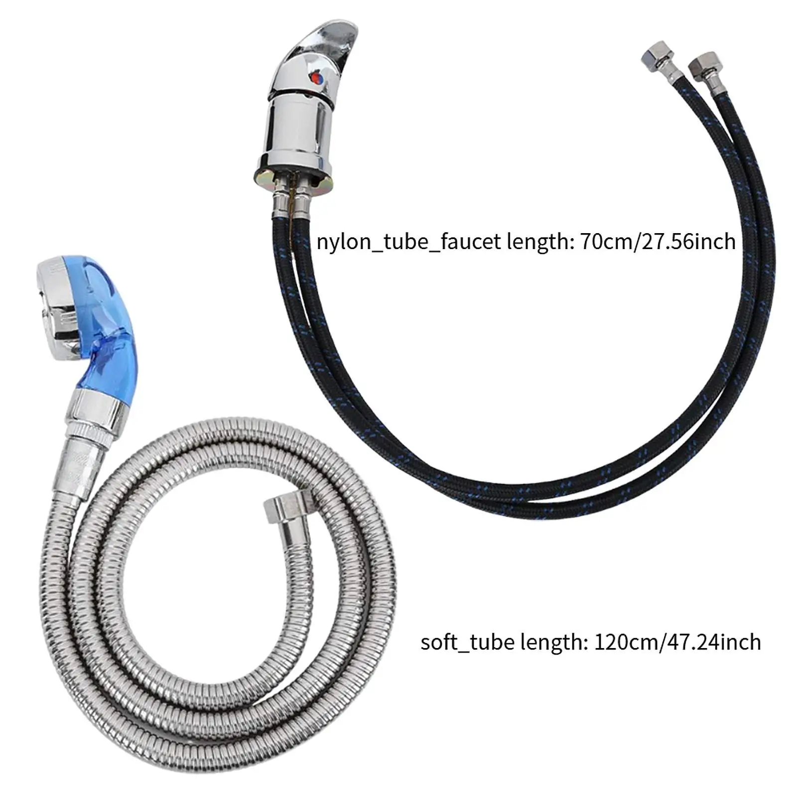 صنبور وعاء حوض الشامبو ومجموعة الرش ملحقات استبدال صمام الخلط الساخن والبارد #6