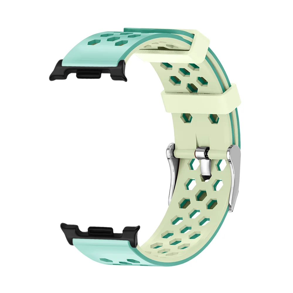 

Sport Band For Samsung Galaxy Watch 8 40mm/44mm Breathable Hexagonal Air Hole Skin-friendly Silicone Smartwatch Strap Man Woman