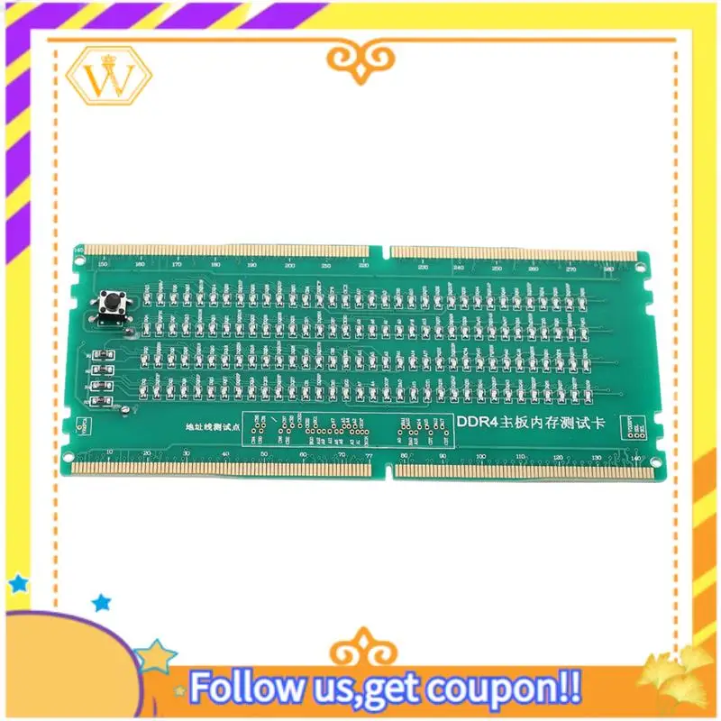 A01K-3X DDR4 Testkaart RAM Geheugen Slot Out LED Desktop Moederbord Reparatie Analyzer Tester