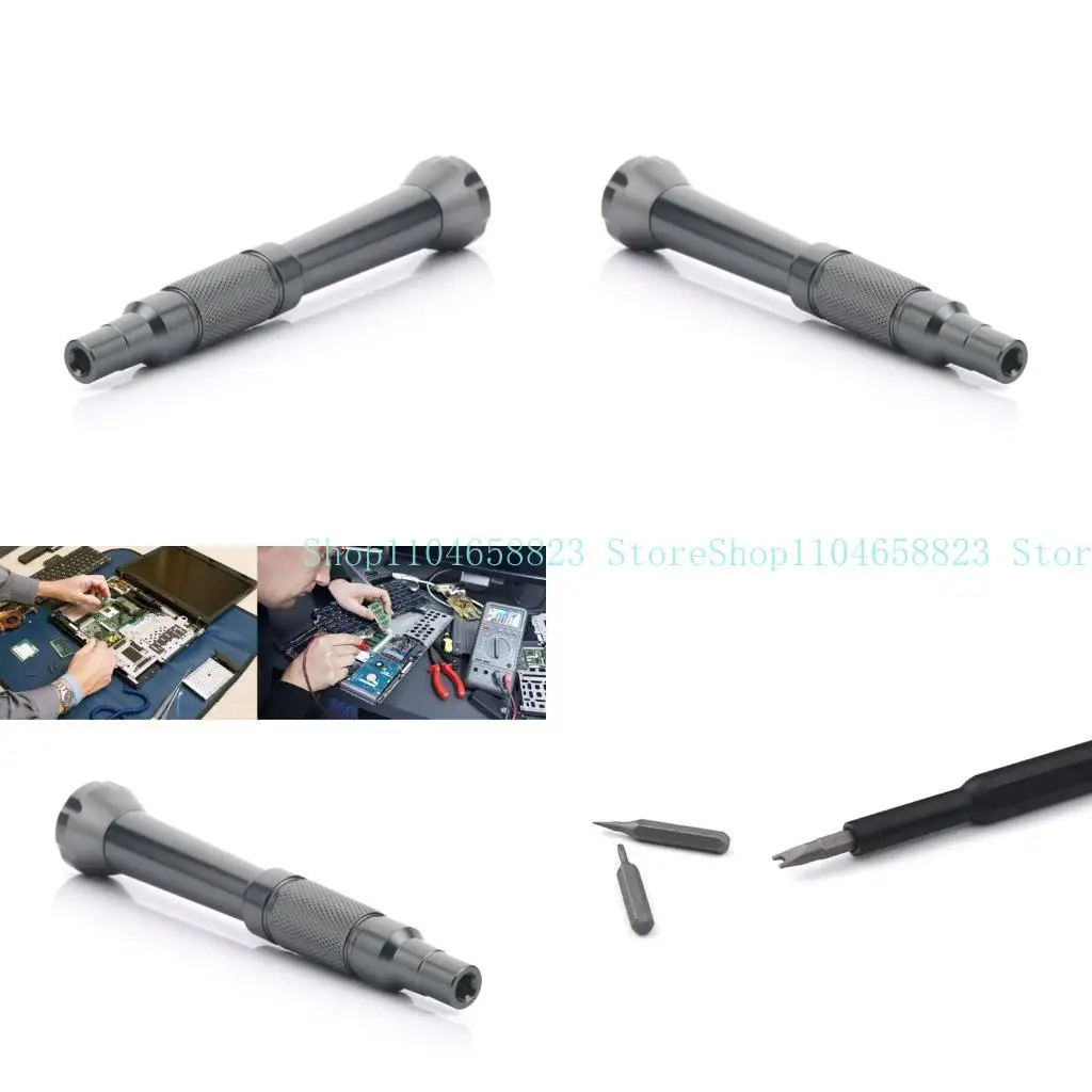 Screwdriver Handle Precisions Screw Driver Holder Handle Repair Hand Tool for 4mm Hexagon Bit