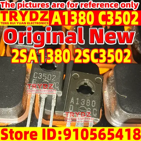 20-1 pairs Original New A1380 C3502 2SA1380 2SC3502 TO-126
