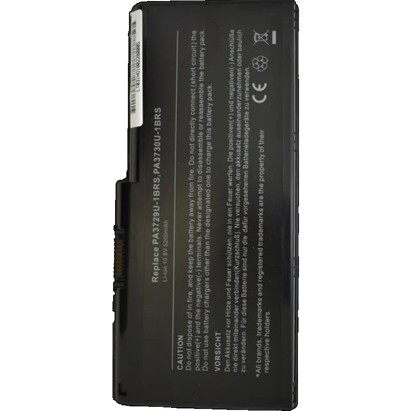 5200mAh 10.8V PA3729U-1BRS PA3730U-1BRS PA3729U-1BAS Laptop Battery For Toshiba Qosmio X500 X505 P500 P505 P505D G65 G60
