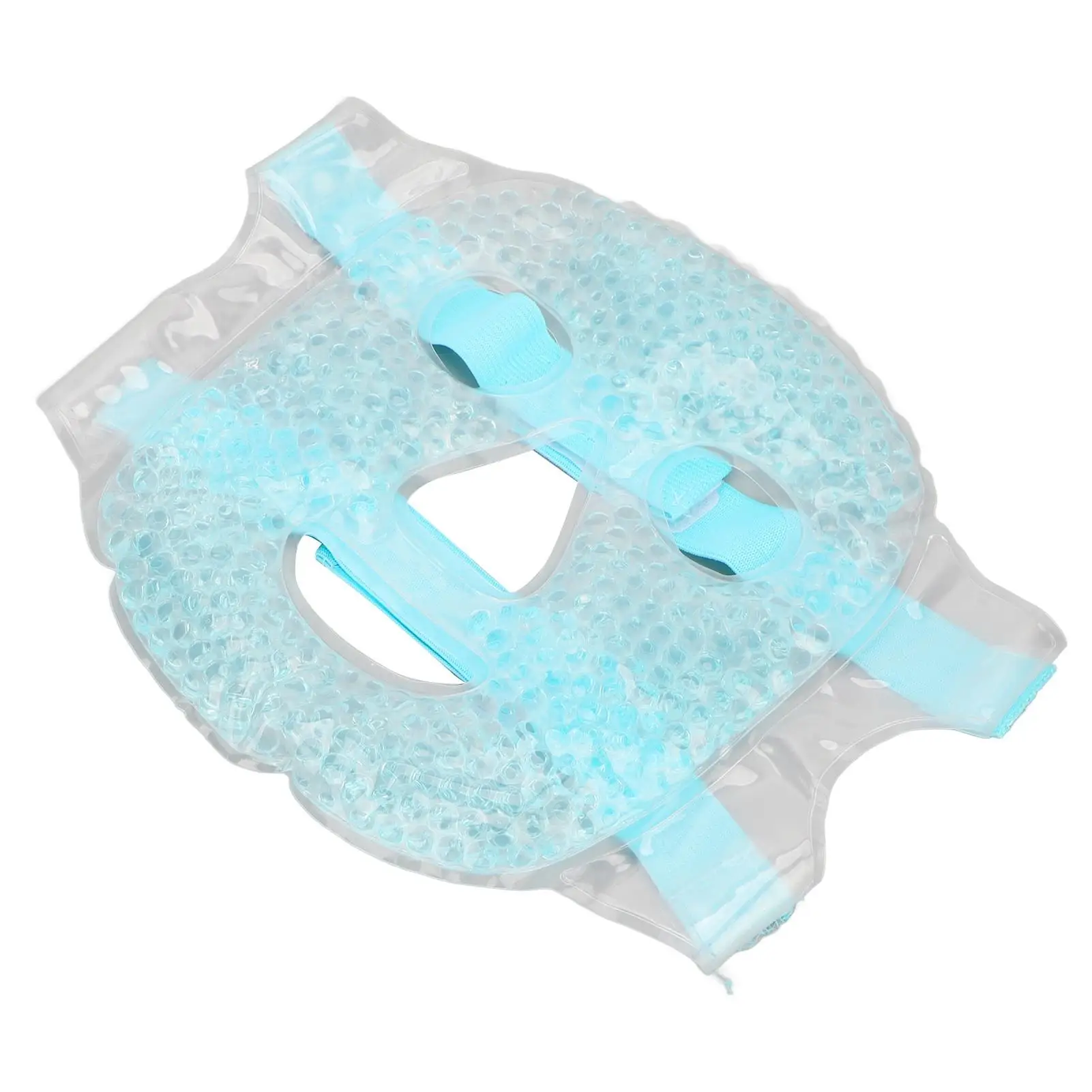 Jade Roller Cooling for face Mask - Hot Cold Reusable Gel Beads for Eye, Neck & Shoulder Relaxation