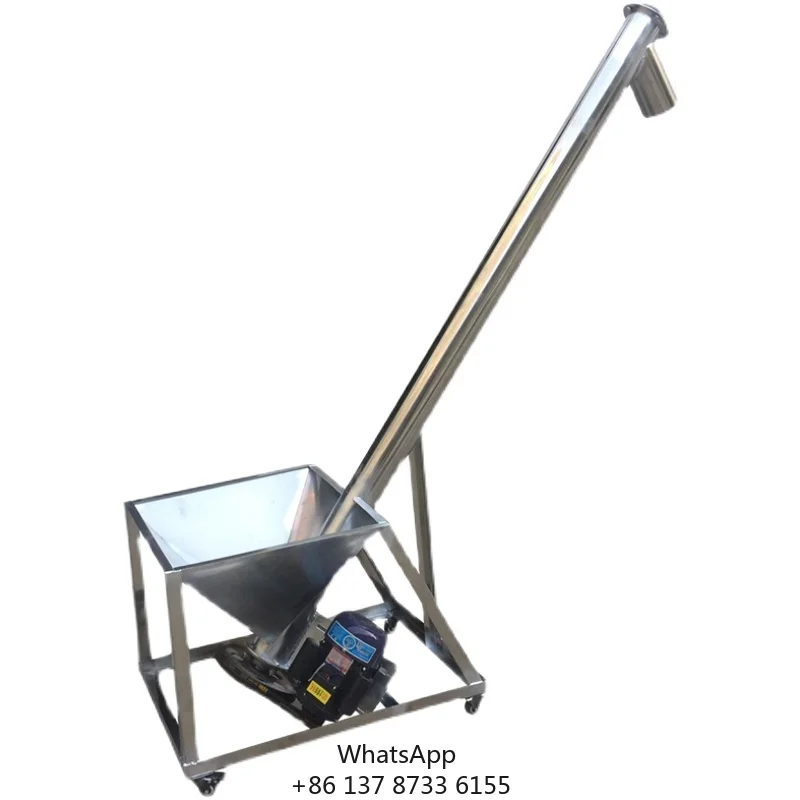 Factory Direct Selling Customized Galvanized/stainless Steel Grain/wheat Flour Screw Conveyor
