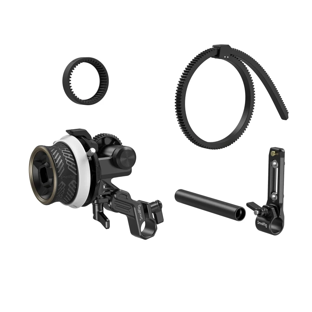 SmallRig Mini Follow Focus F40 3010C,Mini Follow Focus Matte Box Quick Focus Wireless Lens Control For DLSR & Mirrorless Cameras