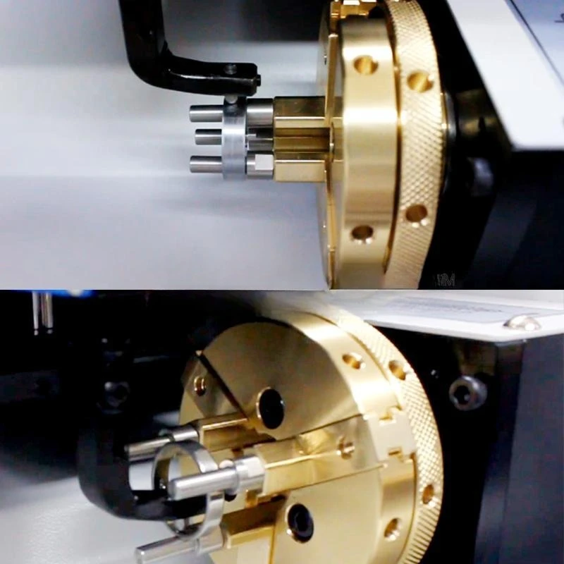 ماكينة نقش CNC صغيرة، ماكينة نقش بنمط حروف الحلقة الداخلية والخارجية باللون الذهبي والفضي