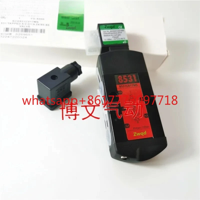 

8551 Электромагнитный клапан 8551A017MS DC24V AC220V двухпозиционный пятиходовой распределительный клапан