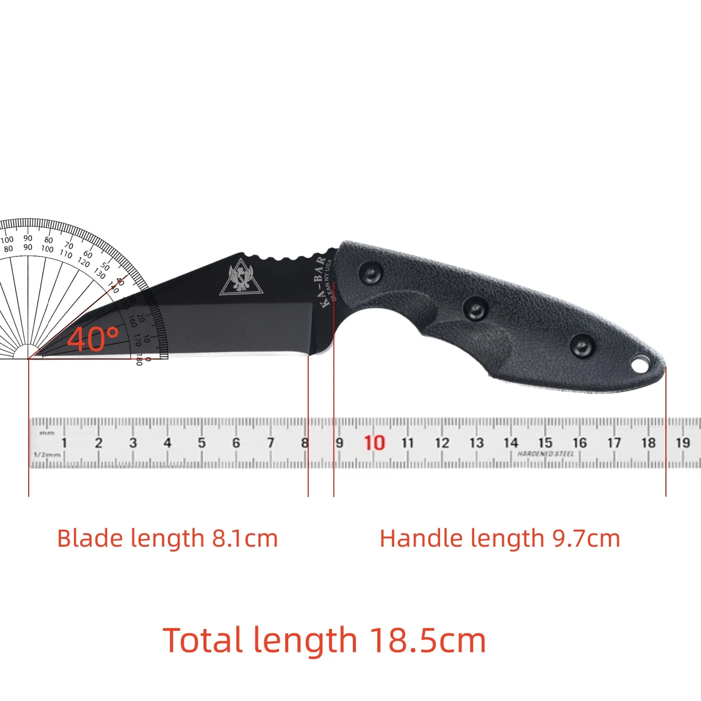 High-quality steel fixed-blade, outdoor knife, all-in-one skeleton sheath emergency portable knife, a gift for men - view 6
