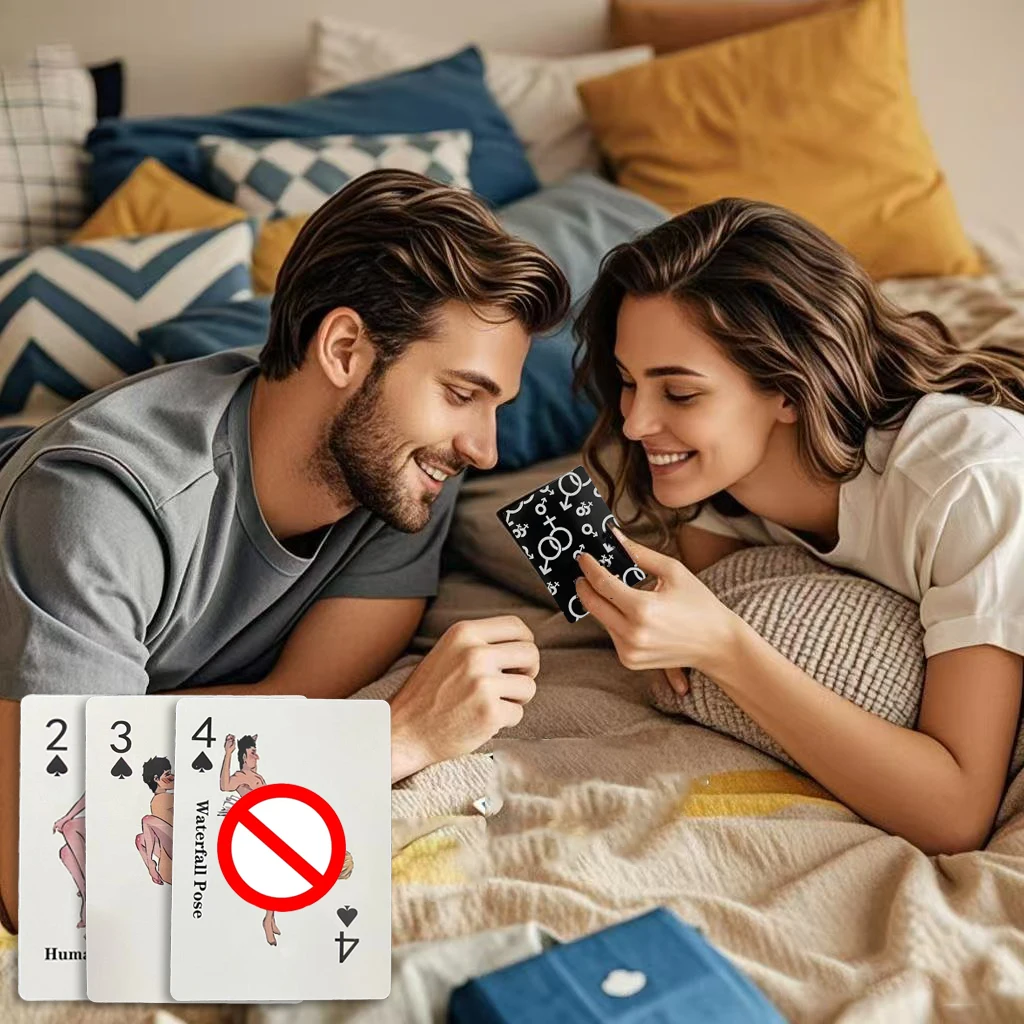 54 قطعة مواقف الجنس لعبة البوكر دور اللعب الكبار الأزواج غرفة نوم لعبة تعليمات الأزواج يمزح بطاقات الجنس الجنس لعب للأزواج #3